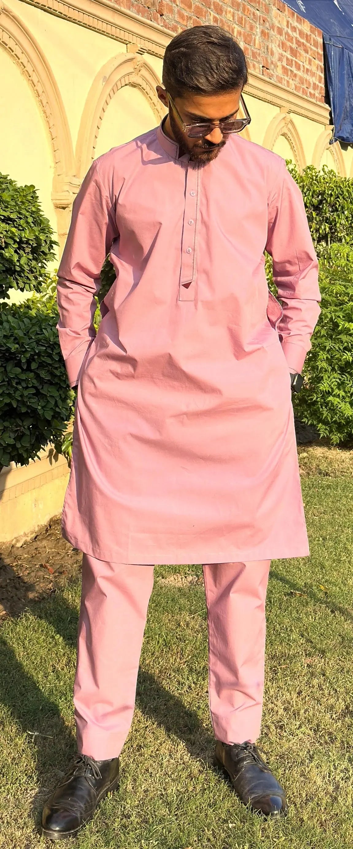 All Season Careys Pink Cotton Kurta Trouser - Outclass Fabrics